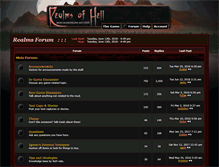 Tablet Screenshot of forums.rohonline.net
